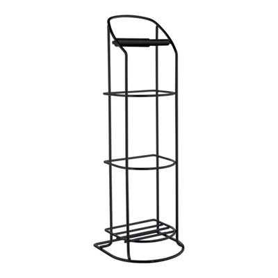 BeslagsbodenToilet Roll Holder/spare Toilet Roll HolderBlack from B&Q
