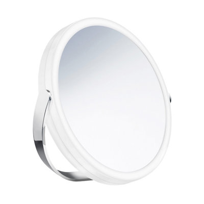 Smedbo Two Sided Shaving Make Up Led Mirror Usb Charging 7X Magnify from B&Q