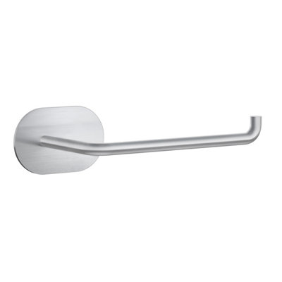 BeslagsbodenToilet Roll Holder. Self-Adhesive. Brushed Stainless Steel. from B&Q