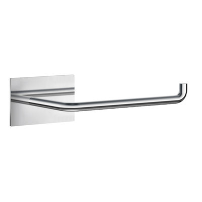 BeslagsbodenToilet Roll Holder. Self-Adhesive. Chromed Stainless Steel. from B&Q