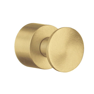 Smedbo Towel Hooks Wall Mounted Storage Non-Rust Brass Core from B&Q