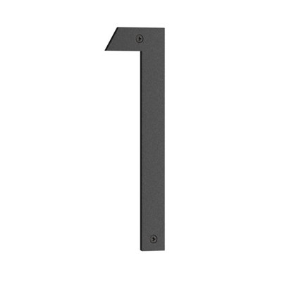Beslagsboden NordicHouse Number 1. Matt Black. Height 230 mm. Complete. from B&Q
