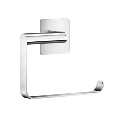 B&Q - BeslagsbodenCube Toilet Roll Holder. Polished. Self-Adhesive.
