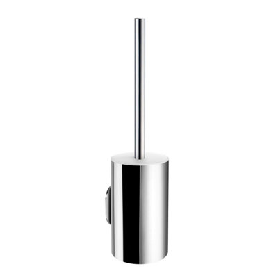 B&Q -  Stainless Steel Toilet Brush With Self Adhesive Wall Mount