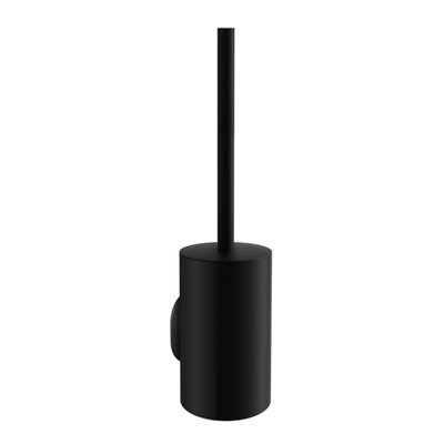 B&Q -  Stainless Steel Toilet Brush With Self Adhesive Wall Mount