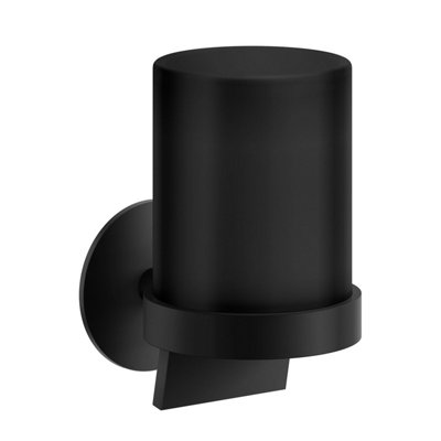 Smedbo Frosted Glass Soap Dispenser With Self Adhesive Wall Mount from B&Q