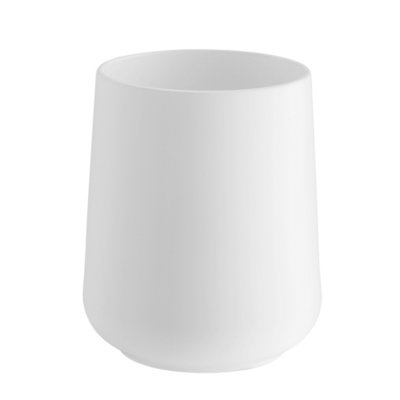 BeslagsbodenTumbler. Freestanding. White. Height 100 mm. from B&Q