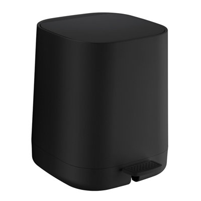 B&Q - BeslagsbodenPedal Bin 4 L. Black. Softclose. Height 255 mm.