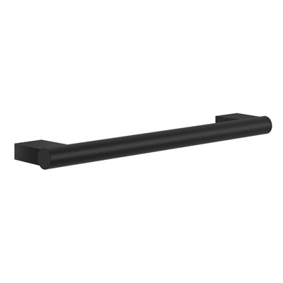 B&Q -  Black Stainless Steel Grab Bar 40Cm Toilet Handle Bath Shower Safety Hand Rail For ElderlyDisabledSeniors Mobility Aid