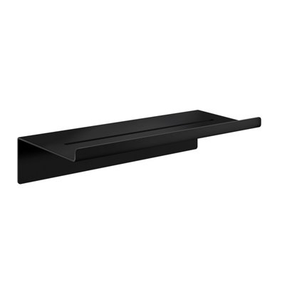 Smedbo Black Steel Bathroom Shower Shelf Storage Organiser from B&Q