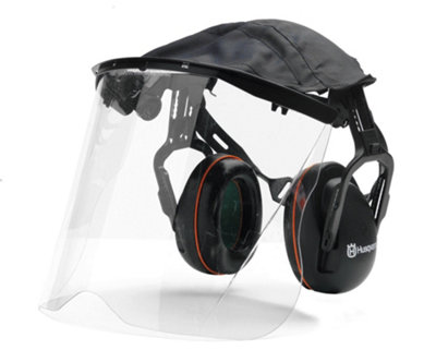 Husqvarna Protection With Perspex Visor & Cover from B&Q