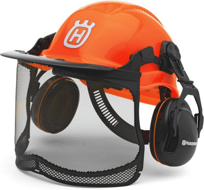 Husqvarna Forest Functional  Helmet Flourescent from B&Q