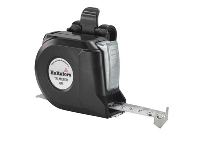 Hultafors 359303 Talmeter Marking Measure Tape 6M (Width 25Mm) Hultalm6 White