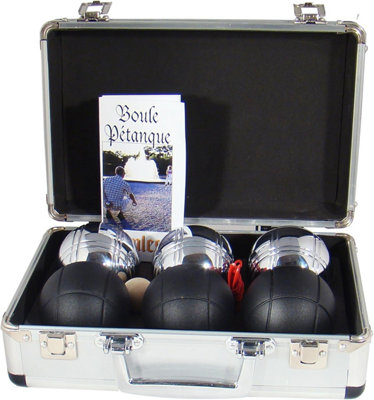  - Sunsport Petanque Alsace Garden Game  2 Player Team Set With Carry Bag  Classic Boules Game