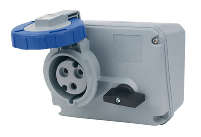 Products | Abb 32A Blue Switched Socket
