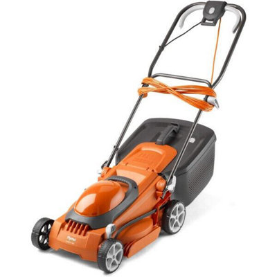 Flymo EasiStore FES380R 1600W 38cm Rotary Electric Lawn Mower - Orange - Image 9