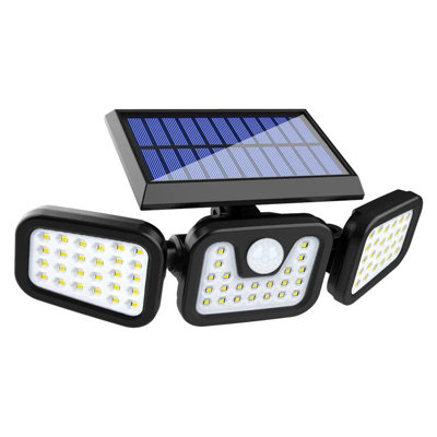 74 LED Solar Powered Light With 3 Adjustable Modes
