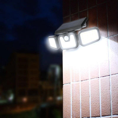 74 LED Solar Powered Light With 3 Adjustable Modes
