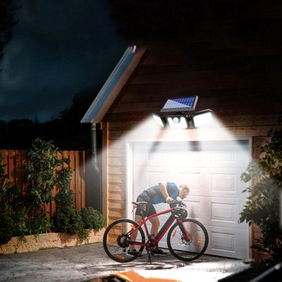 74 LED Solar Powered Light With 3 Adjustable Modes