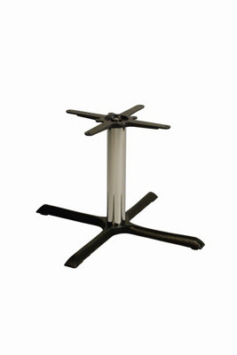  - Elliot Chrome Table Base Medium Coffee
