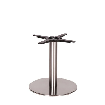  - Daniella Steel Round Table Base Medium Coffee