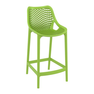 Spyro Mid Height Bar Stool 65Tropical Green from B&Q