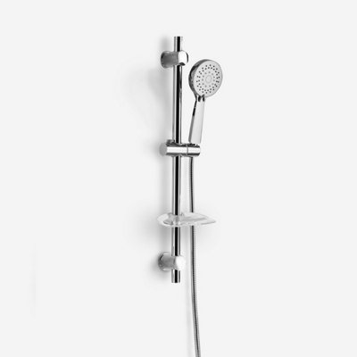 Nes Home 3 Mode Adjustable Handset & Slider Rail Kit Chrome from B&Q