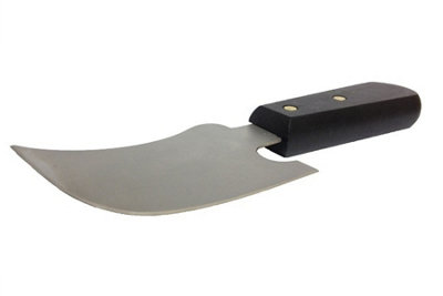 Quarter Moon Crescent Vinyl Floor Trimming Spatula from B&Q