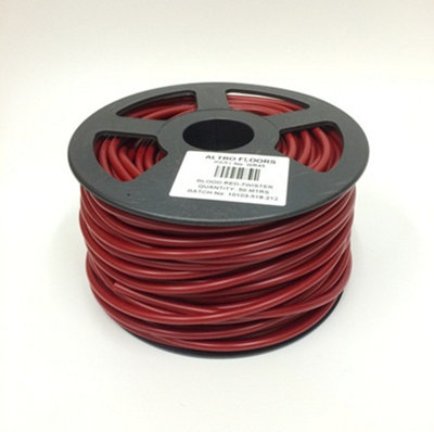 Altro Vinyl Welding Rod In Blood Red On A 50 Metre Drum from B&Q