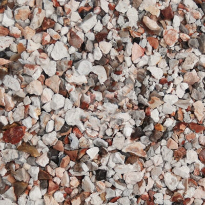 Hanson Pebble Dashing Durite Canterbury Spar 3-8mm Approx. 25Kg Poly Bag from B&Q