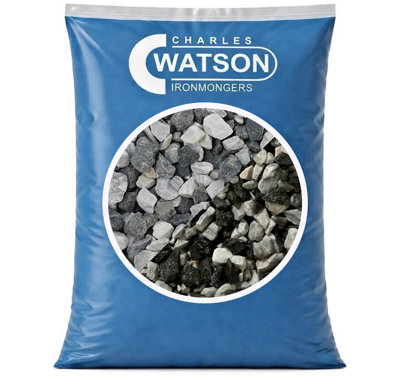 Charles Watson Black Ice Chippings 1420mm Approx. 20Kg Large Polybag from B&Q