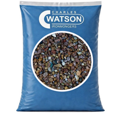 Charles Watson 410mm River Gravel Builders Large Approx. 20Kg Polybag from B&Q