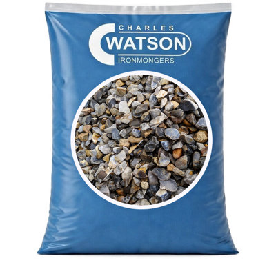 Charles Watson 20mm Moonstone Gravel Decorative Stone Chippings Large Approx. 20Kg Polybag from B&Q