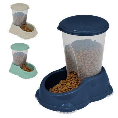 Cat Centre.Direct Cat Centre Smarty Bowl Snacker 1.5L  Dry Food Feeder Dispenser Dark Blue from B&Q