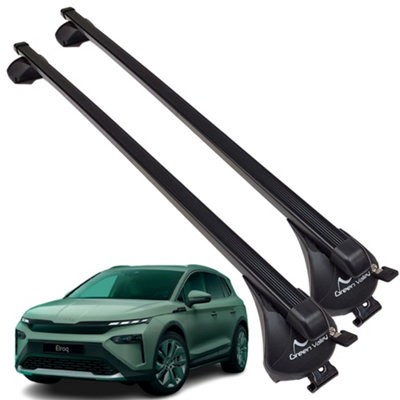 Green Valley Premium Roof Rack Cross Bars For Skoda Elroq 2024+ Onwards Flush Rails from B&Q