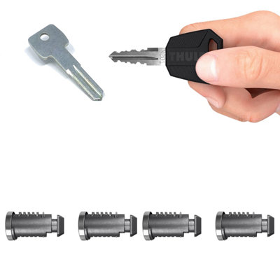Thule 450400 One Key SystemSet Of 4 Locks Includes Master Key from B&Q