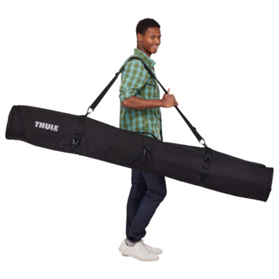 Thule Roundtrip Ski Bag 192Cm Black Travel Ski Gear Padded Durable from B&Q