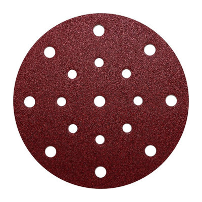 SolaDirect 10 X 150mm Sanding Discs Sandpaper 17 Holes Pads Gls51 (Grit 320) from B&Q