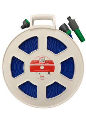 Motorhome UK QUALITY MADE FLAT HOSE on Reel 15m with Water Connector UK MADE - Image 7