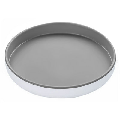  - Aex 360 Rotating Lazy Susan Turntable Spice Rack Kitchen Cupboard Storage Organiser For Pantry Cabinet Bathroom Grey