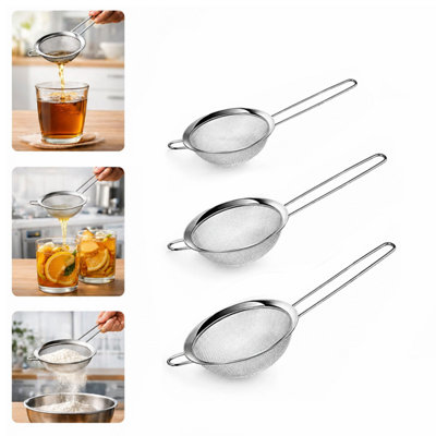 Fine Wire Mesh Kitchen Sieve Set from B&Q