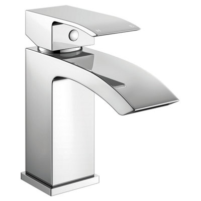 RAK Ceramics Rak Metropolitan Basin Mixer TapPolished Chrome Modern Mono DesignSolid Brass15 Year Guarantee from B&Q