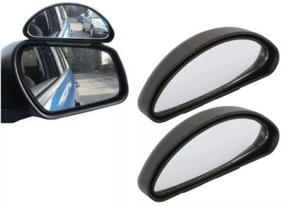 Blind Spot Mirror Adjustable Car Van Blindspot Towing Reversing Driving 2Pcs from B&Q