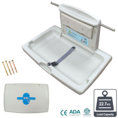 Nes Home Wall Mounted Folding Baby Changing Station Table - Image 3