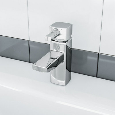 B&Q -  Boston Basin Mono Mixer Chrome - Image 4