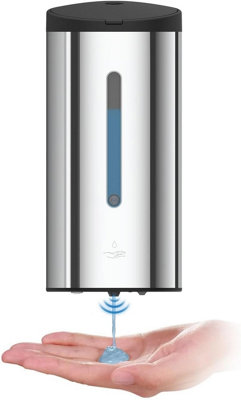 Nes Home 700Ml Touchless Automatic Soap Dispenser Battery Operated Sensor Ir Sensor from B&Q