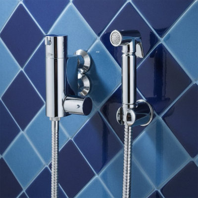 B&Q -  Bidet Douche & Mini Thermostatic Bar Valve With Spray Kit