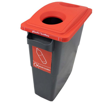 Kingfisher Direct Sustainabin Indoor Recycling BinRedTwin Hole Top60 Litres from B&Q