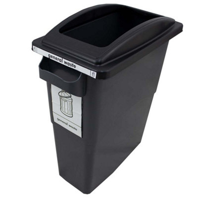 Kingfisher Direct Sustainabin Indoor Recycling BinBlackFrame Top-60 Litres from B&Q