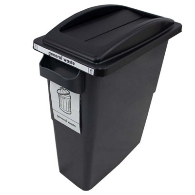 Kingfisher Direct Sustainabin Indoor Recycling BinBlackSwing60 Litre from B&Q